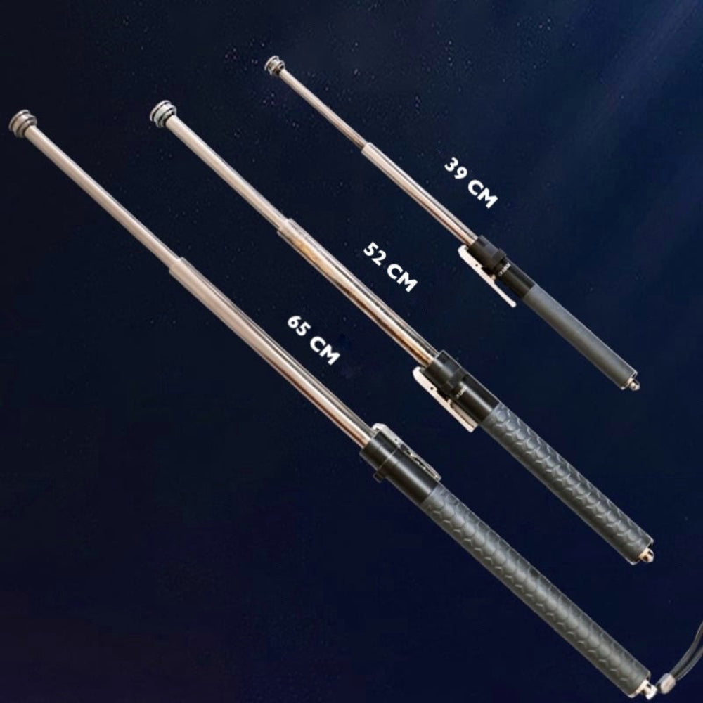 Versatile Hiking Pole with Secure Grip and Compact Design