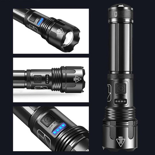 All-Weather Tactical Pocket Flashlight with Adjustable Focus