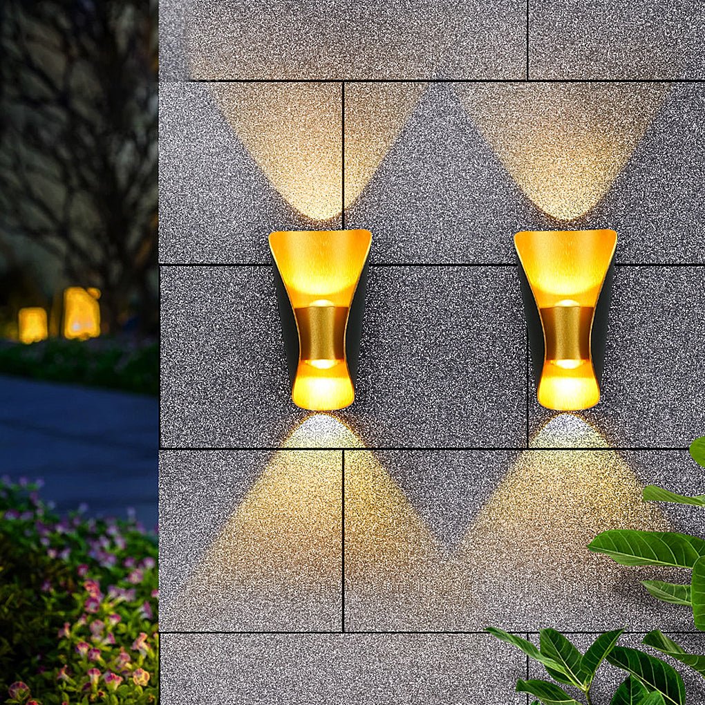 Elegant Up-Down LED Outdoor Wall Fixture - Hardwired Design