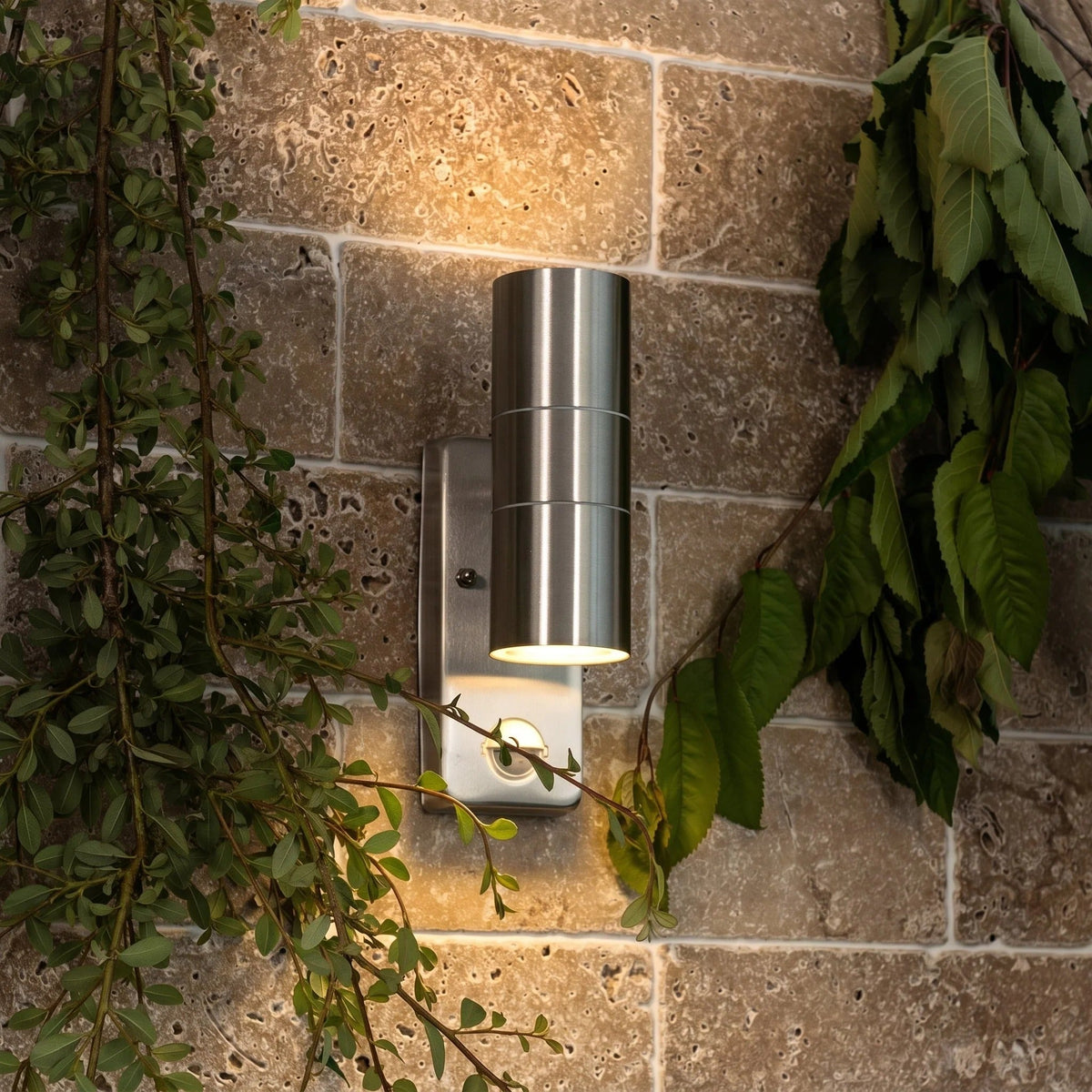 Sleek Outdoor Motion-Activated Wall Lantern with Dual Lighting