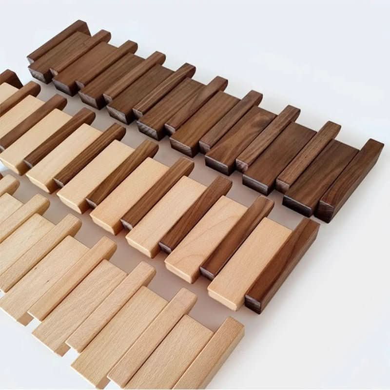 Chic Space-Saving Wall Coat Rack with Folding Hooks