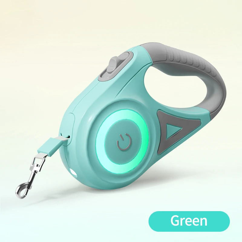 Smart Light-Up Dog Leash with Ergonomic Grip