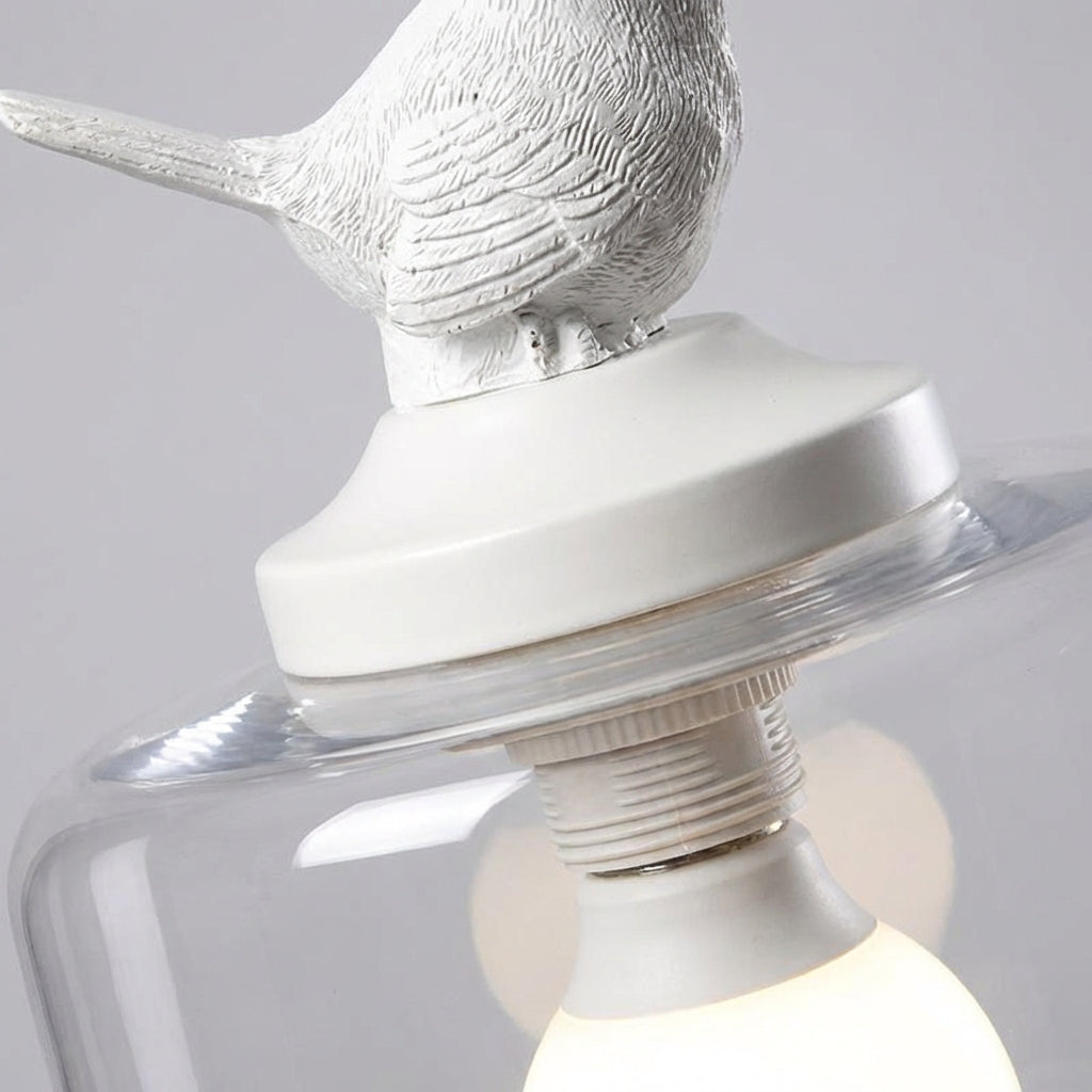 Bird-Inspired Pendant Light Fixture