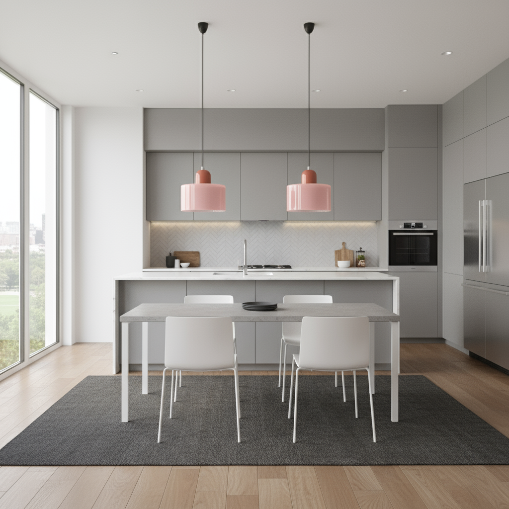 Elegant Glass Pendant Lamp with Adjustable Cord for Every Room