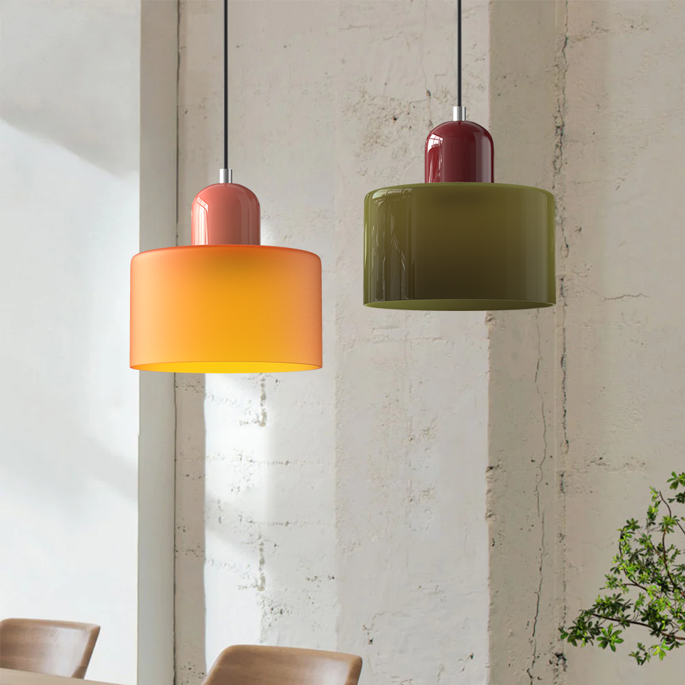 Elegant Glass Pendant Lamp with Adjustable Cord for Every Room