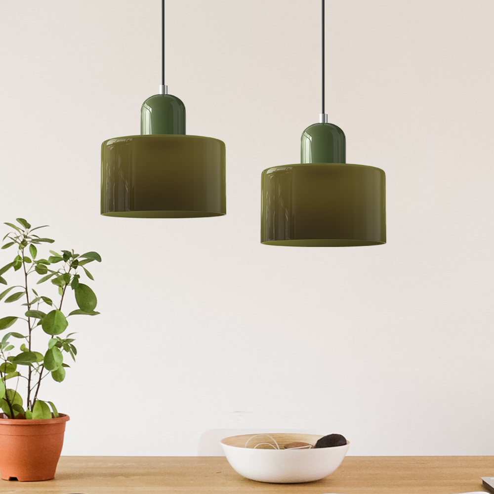 Elegant Glass Pendant Lamp with Adjustable Cord for Every Room