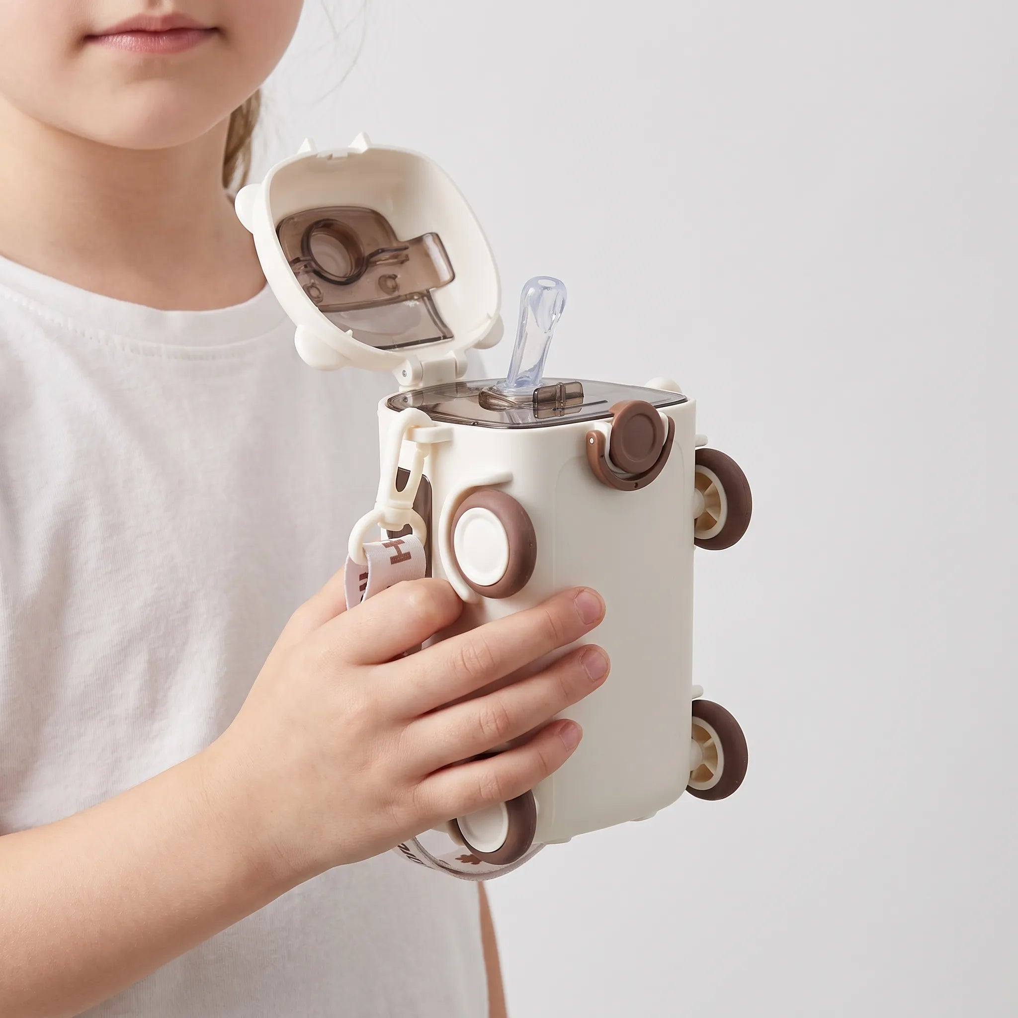 Children's Water Bottle in Fun Bus Design - Siproll