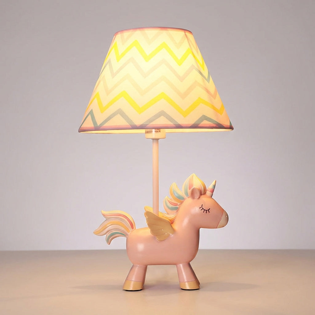 Charming Unicorn Night Light - Colorful Table Lamp