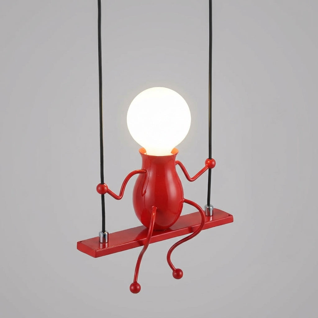 Whimsical Wall Light with Swinging Design