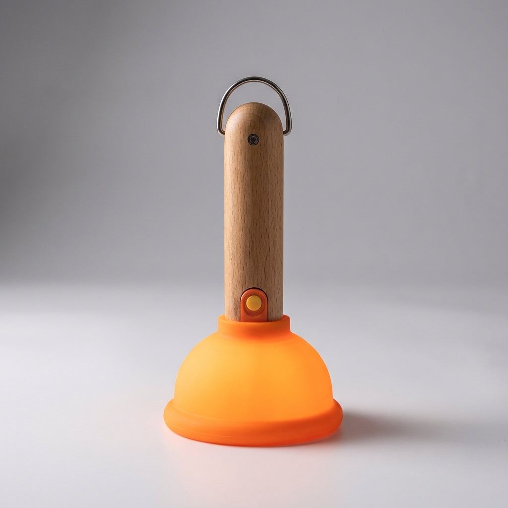 LED Lamp with Plunger Design