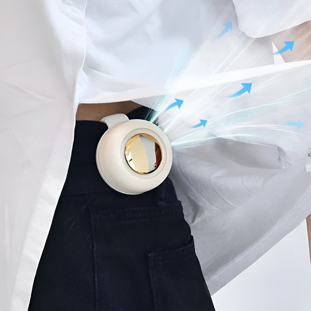 Hands-Free Portable Fan - Clip-On Cooling Solution for Active Lifestyles