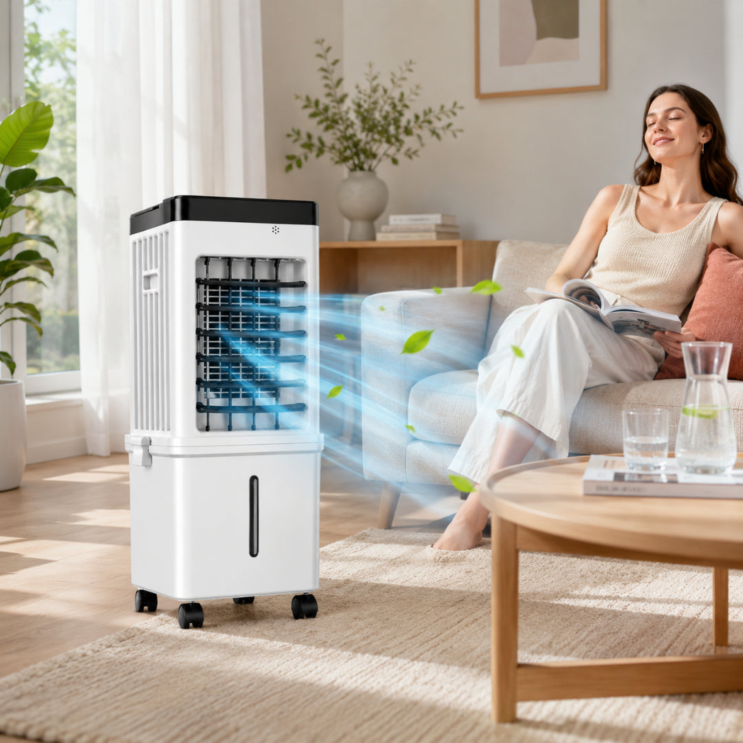 Compact 12000 BTU Air Cooler & Fan for All-Season Comfort