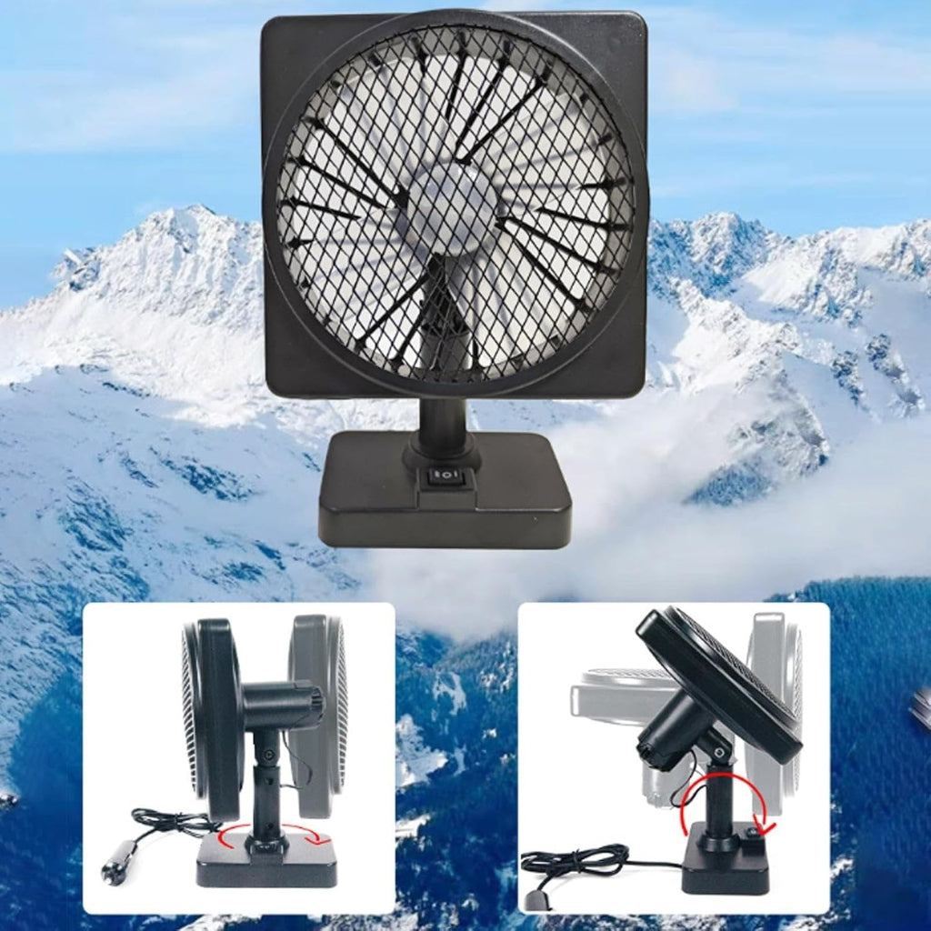Compact Car Breeze Maker | 12V USB Fan with Adjustable Airflow