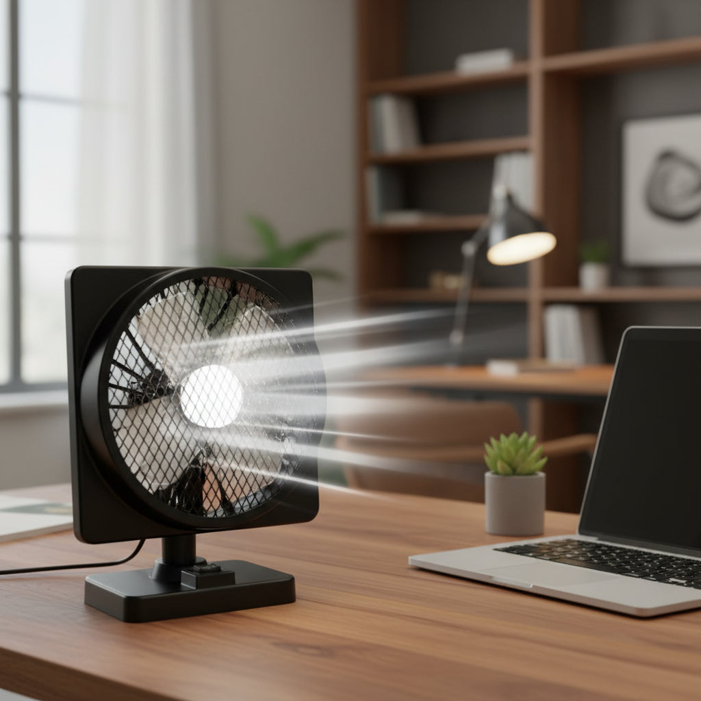 Compact Car Breeze Maker | 12V USB Fan with Adjustable Airflow