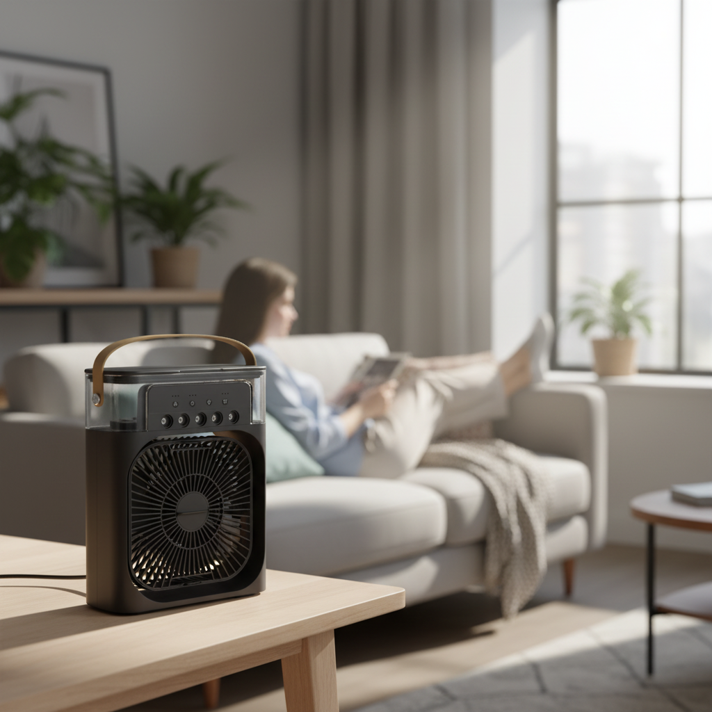 Compact Personal Cooling System with Remote Control