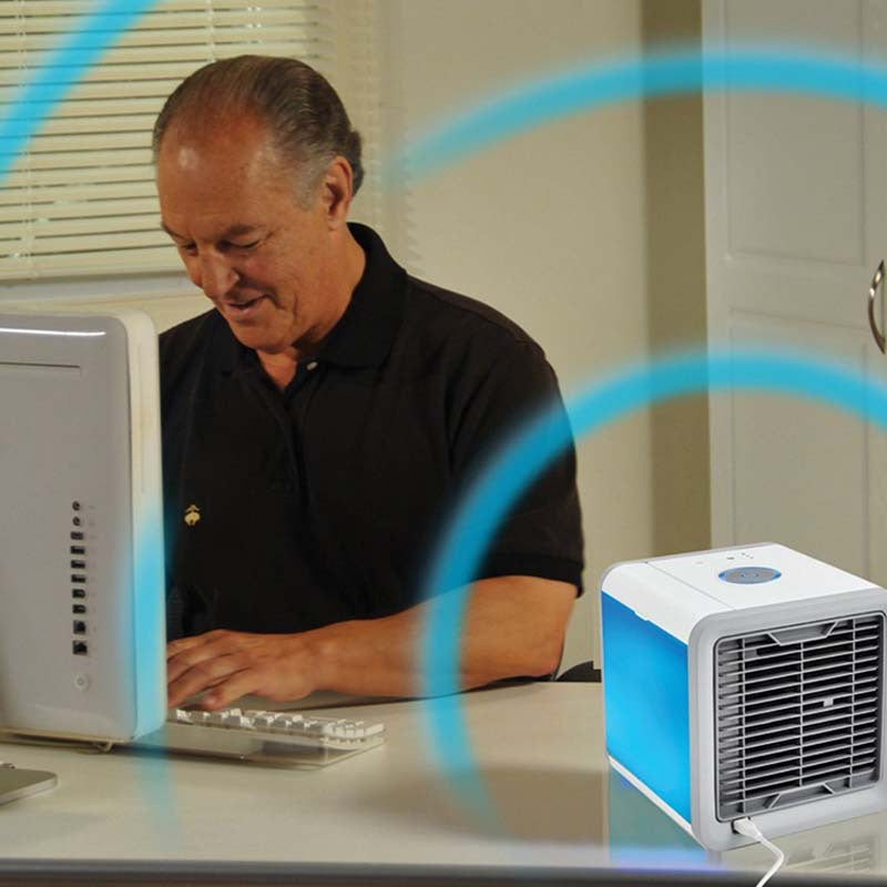 Compact Personal Air Conditioner, 500 mL Capacity, 3 Speed Settings