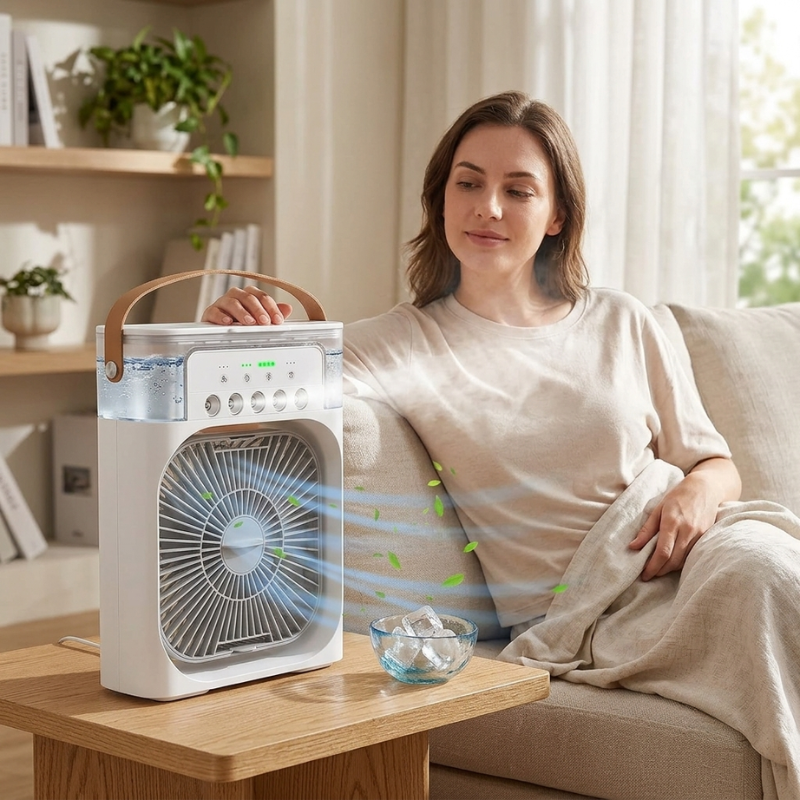 Compact USB Desk Fan for Personal Cooling