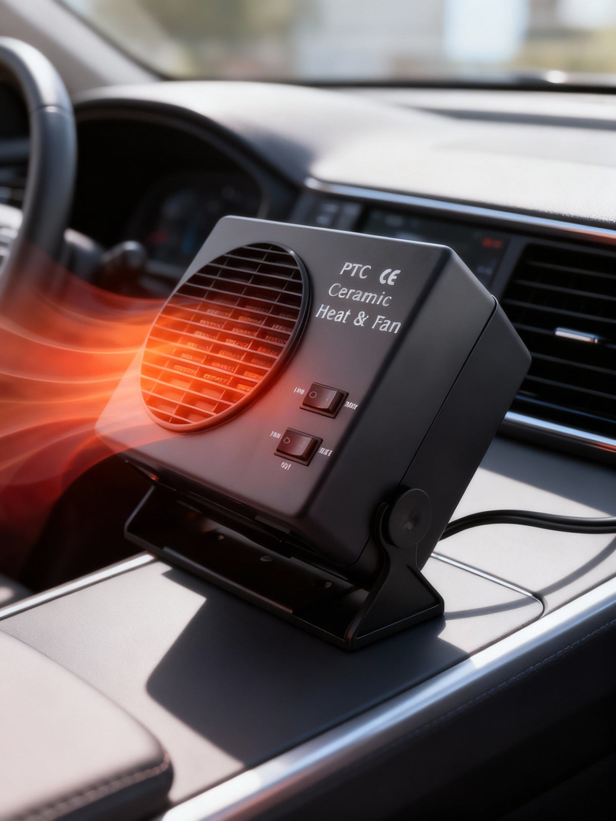 Compact 12V Car Heater | Efficient Electric Defroster Fan