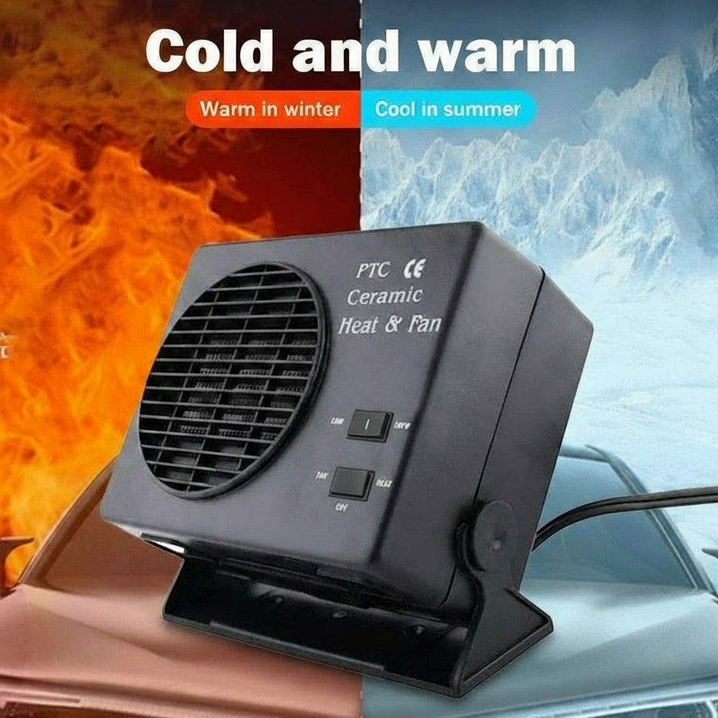 Compact 12V Car Heater | Efficient Electric Defroster Fan