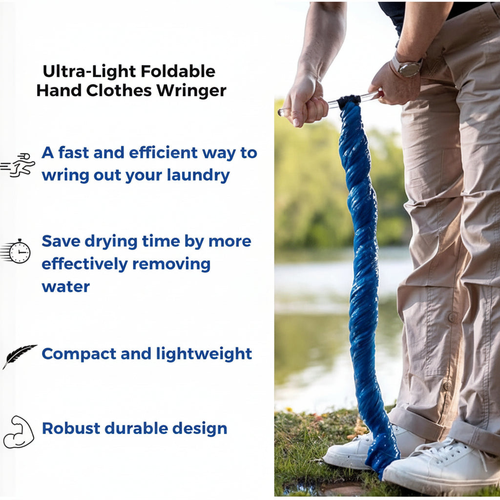 Compact Manual Laundry Squeezer for Effortless Drying