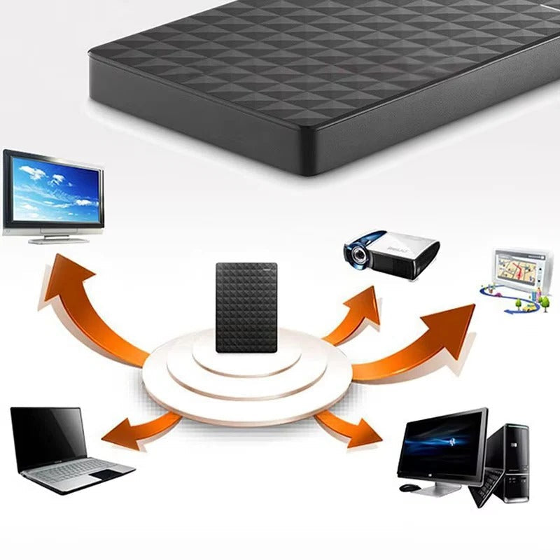 8TB Slimline External Drive | Fast USB 3.0 Data Storage
