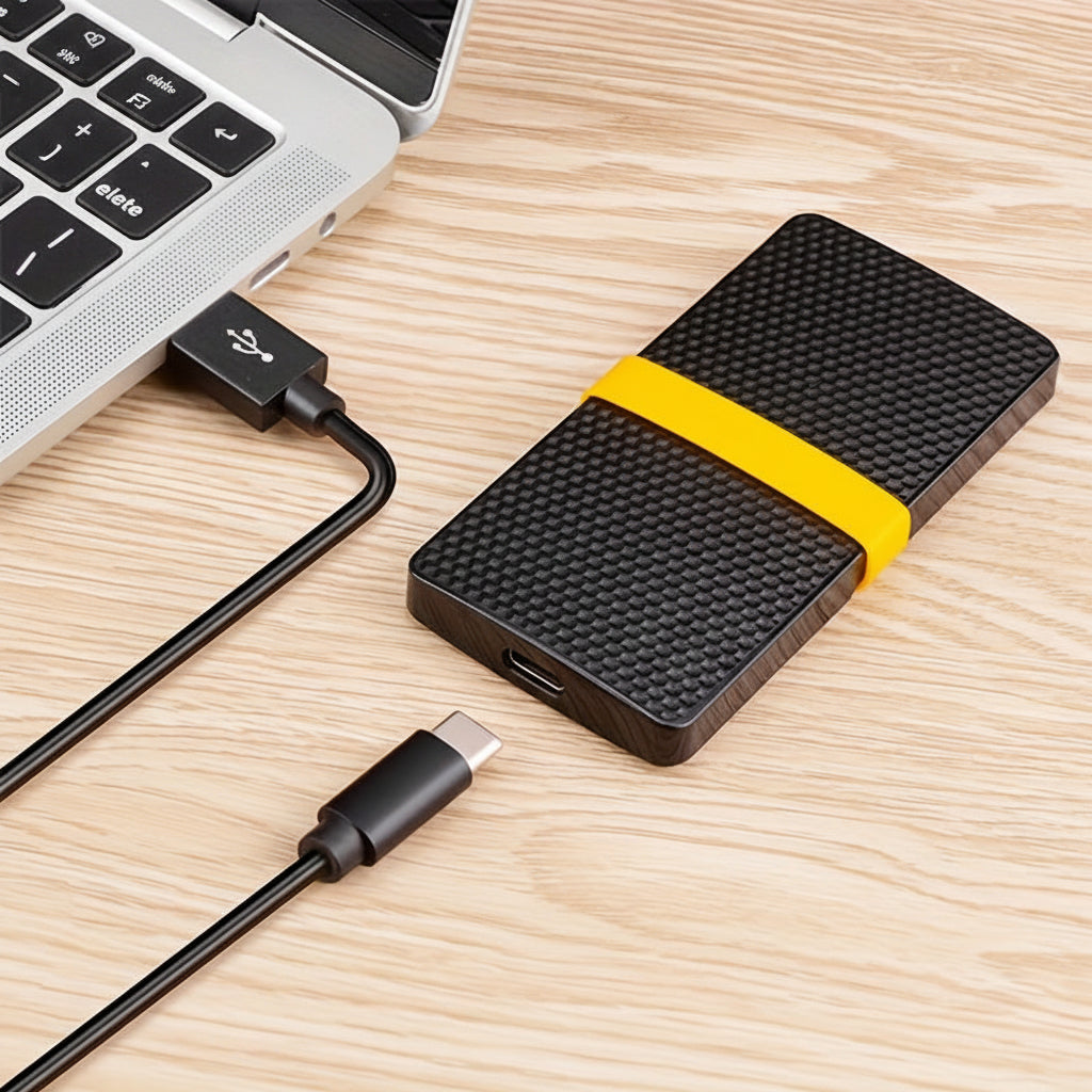 SlimTech Portable SSD for Effortless File Management