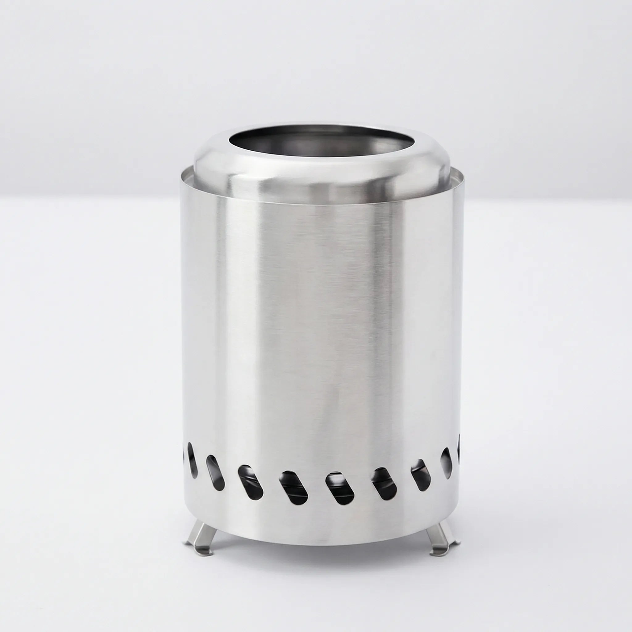 Compact Outdoor Wood-Burning Stove for Camping