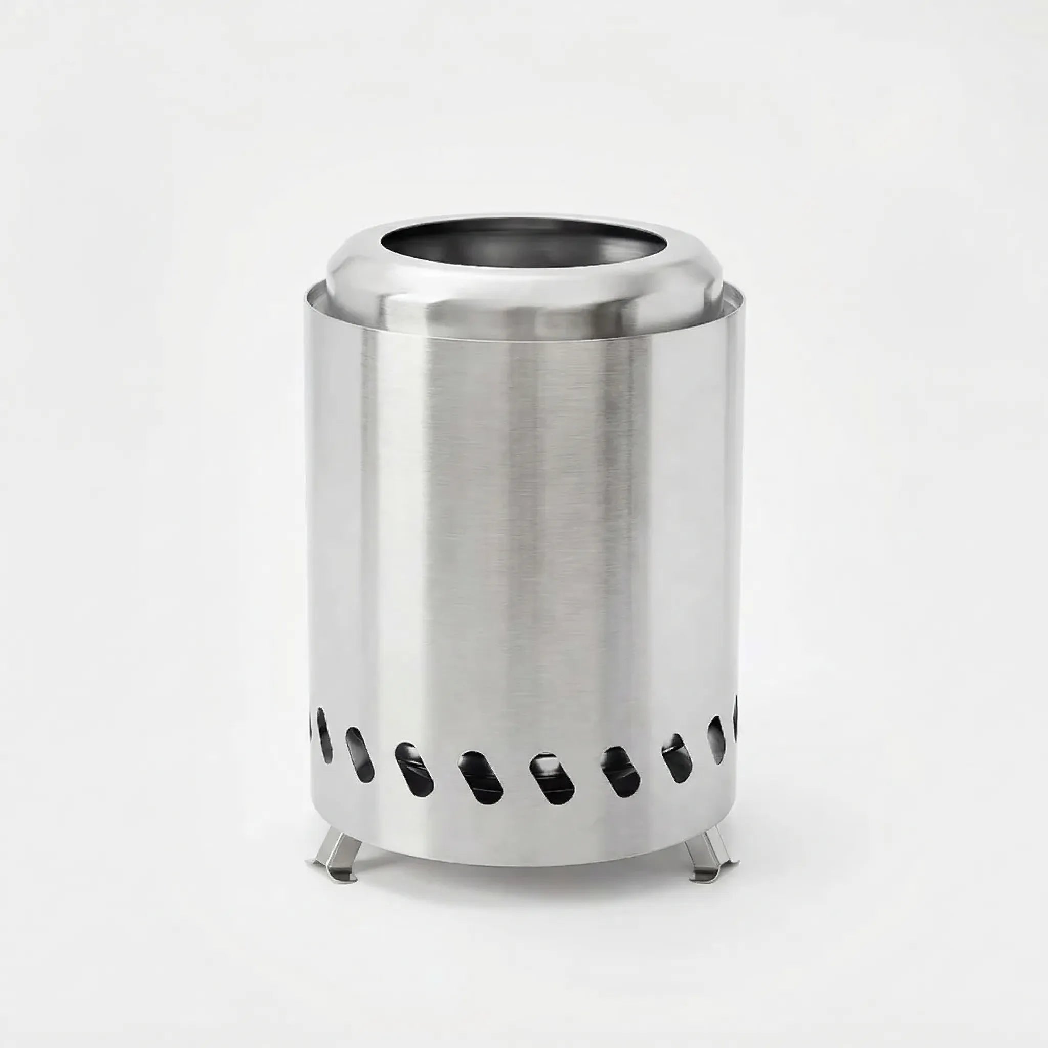 Compact Outdoor Wood-Burning Stove for Camping