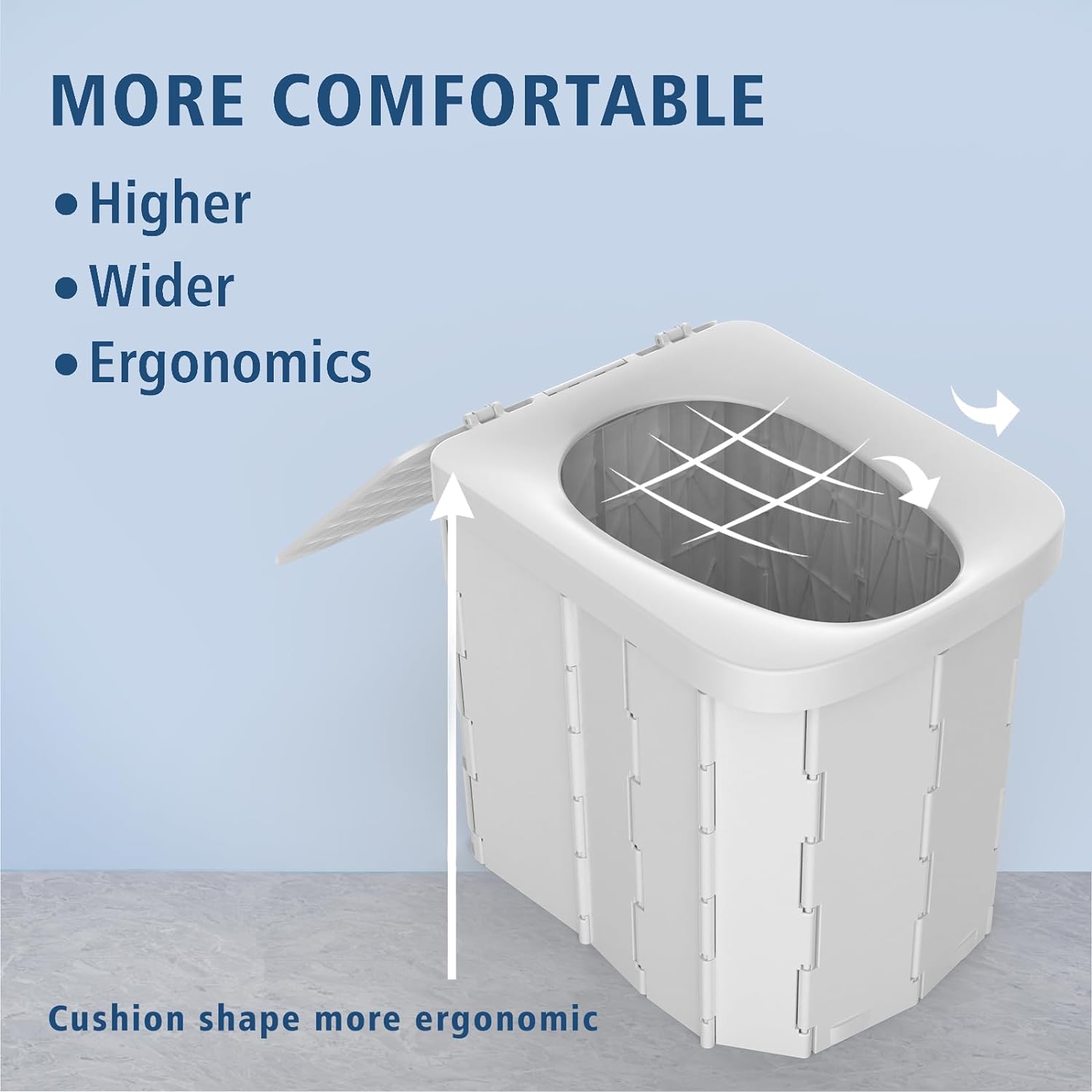Compact Travel Toilet for Camping - Lightweight & Easy Setup