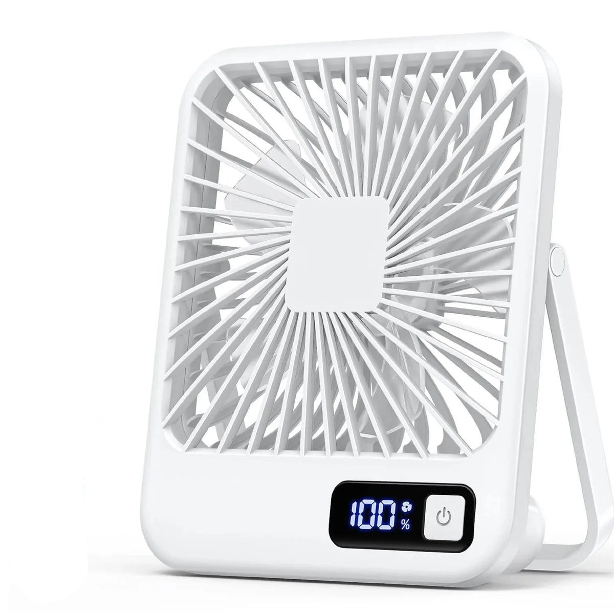 Compact Cordless USB Table Fan with Adjustable Speeds