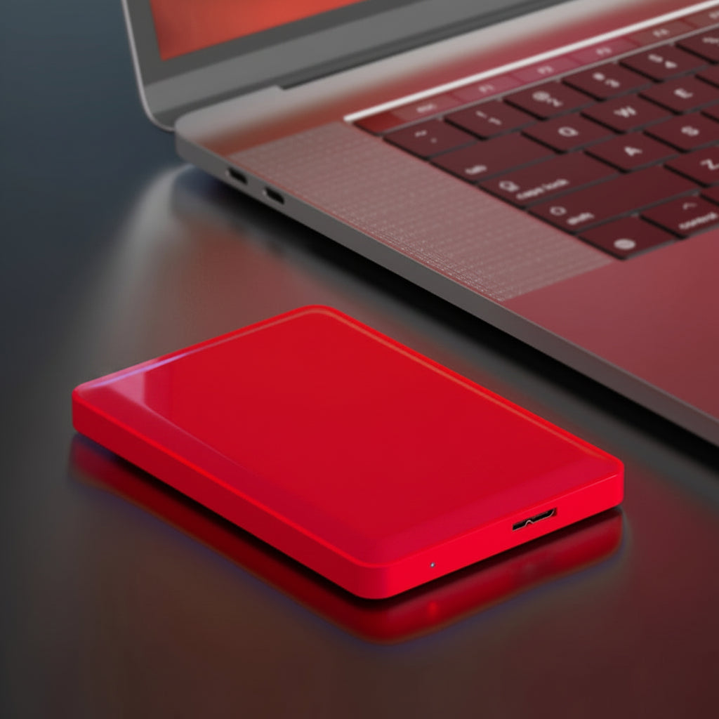 Ultra-Slim External SSD for Seamless File Backup