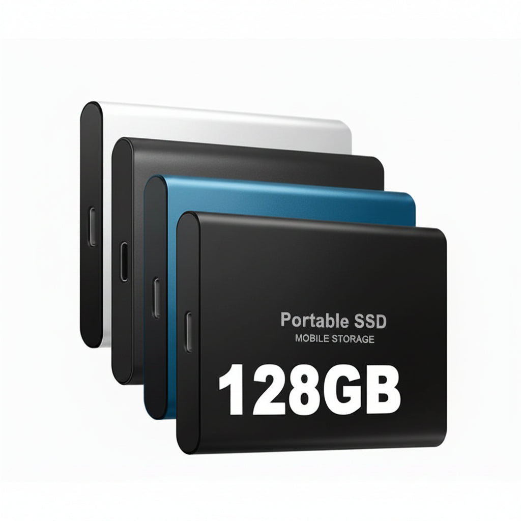 Compact 128GB External SSD | Fast Data Transfer for Professionals
