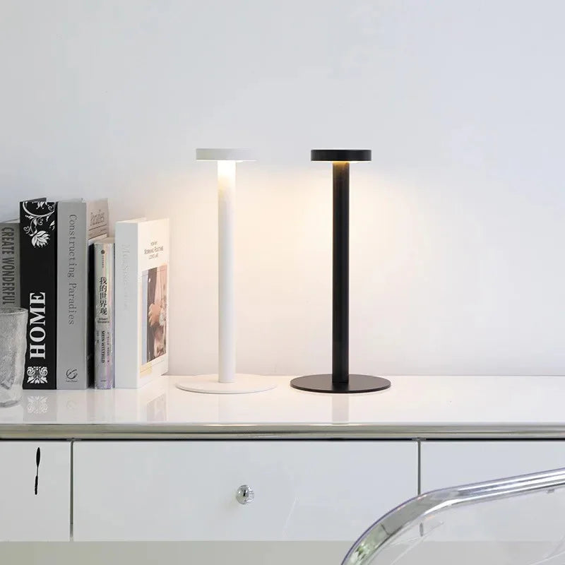 Rechargeable LED Table Lamp with Touch Dimming Control