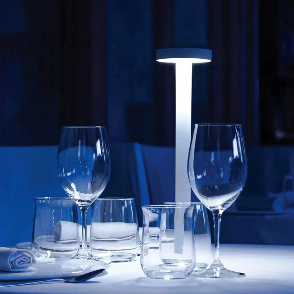 Rechargeable LED Table Lamp with Touch Dimming Control