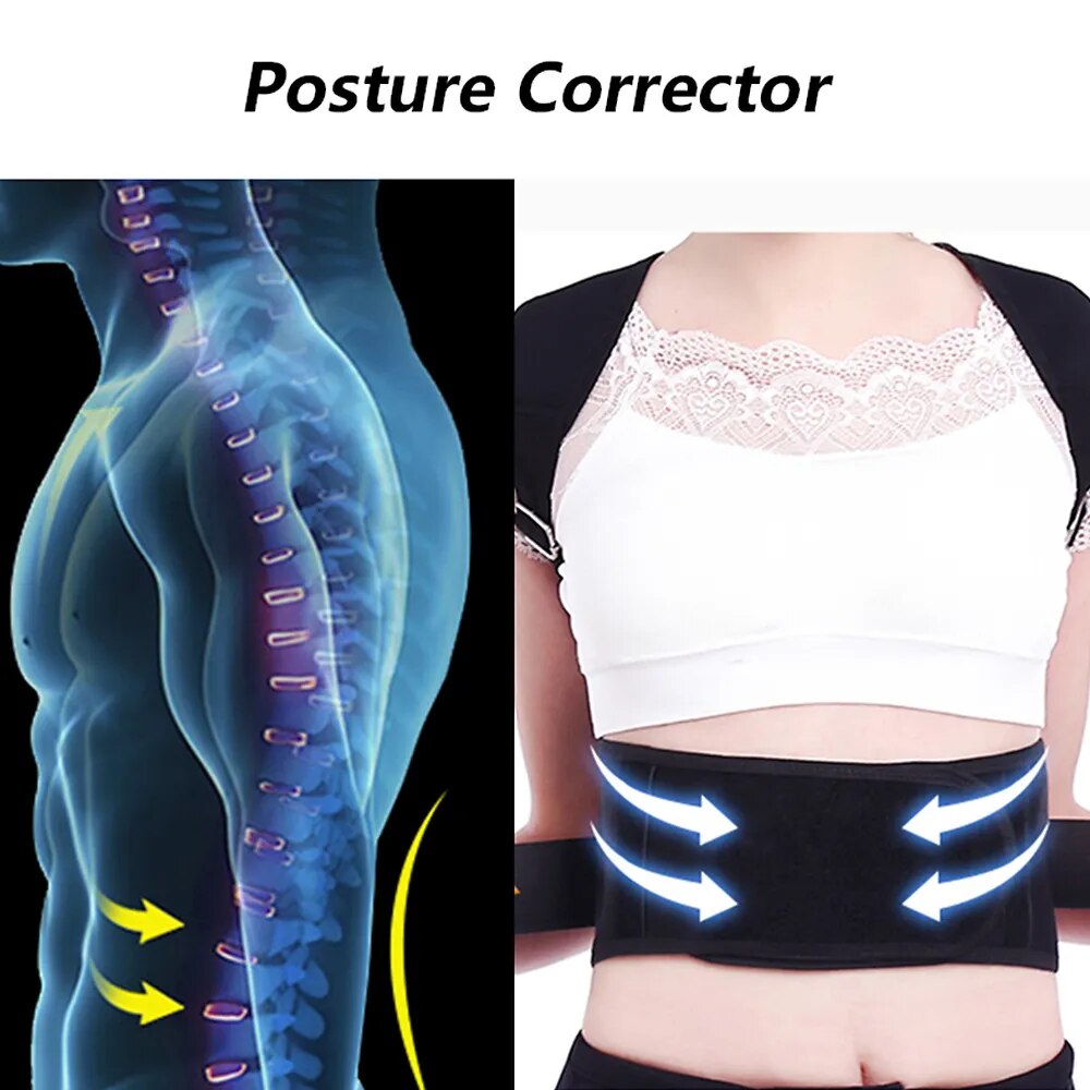 ErgoAlign Back Support | Adjustable Comfort Brace for Posture