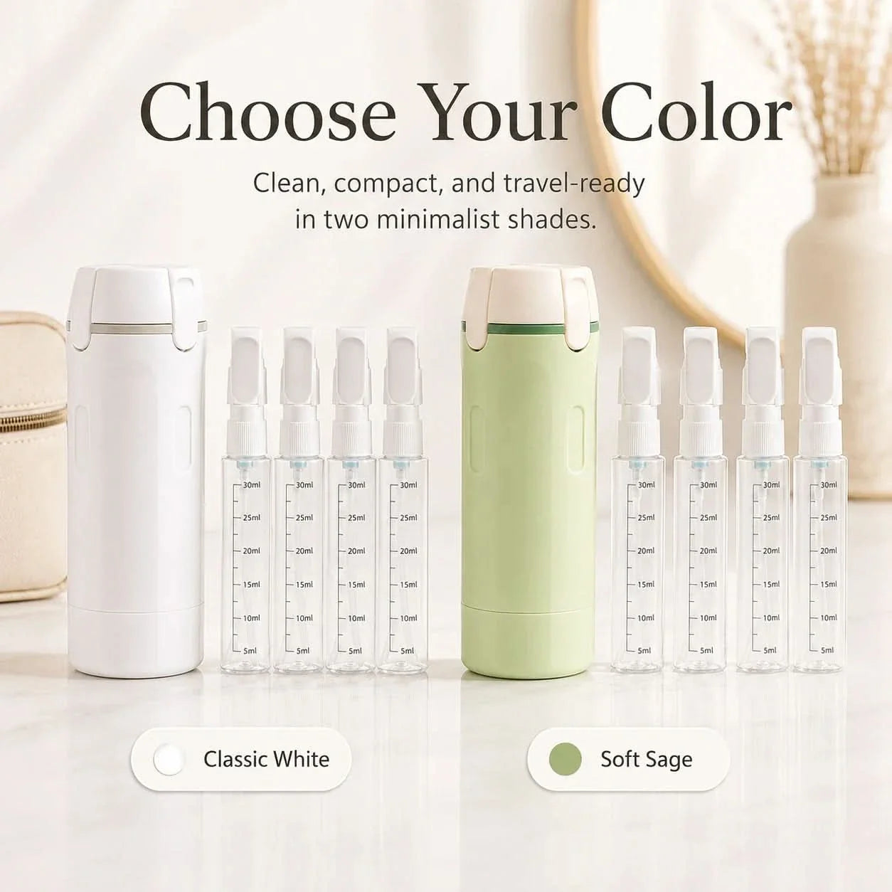 VersaBottle – Multi-Compartment Travel Dispenser