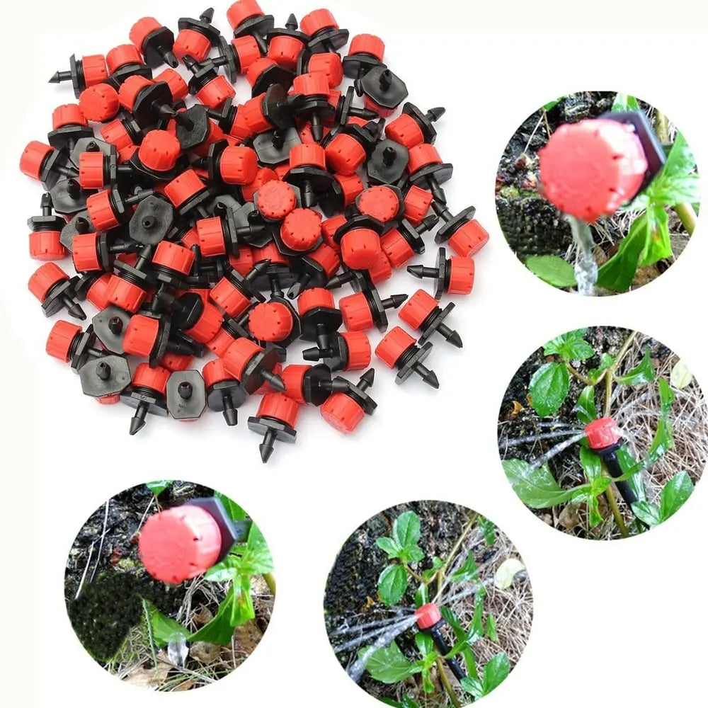 Precision Plant Watering Drippers - 100-Pack for Efficient Irrigation