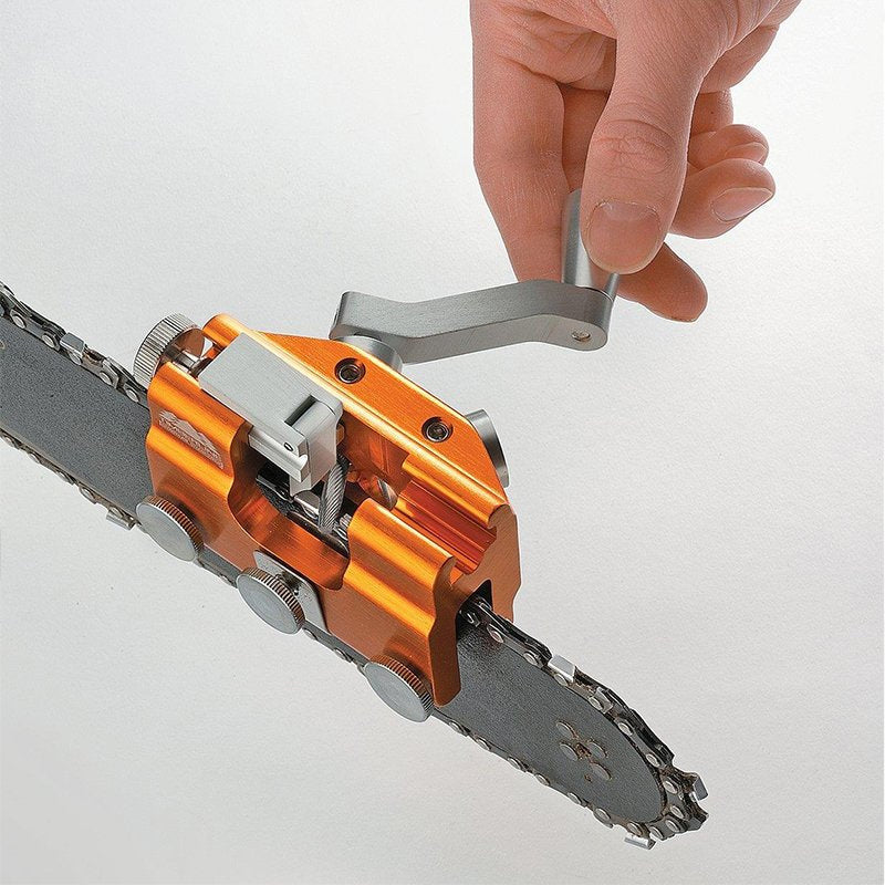 Ultimate Chainsaw Chain Sharpener with Quick-Fit Clamp System