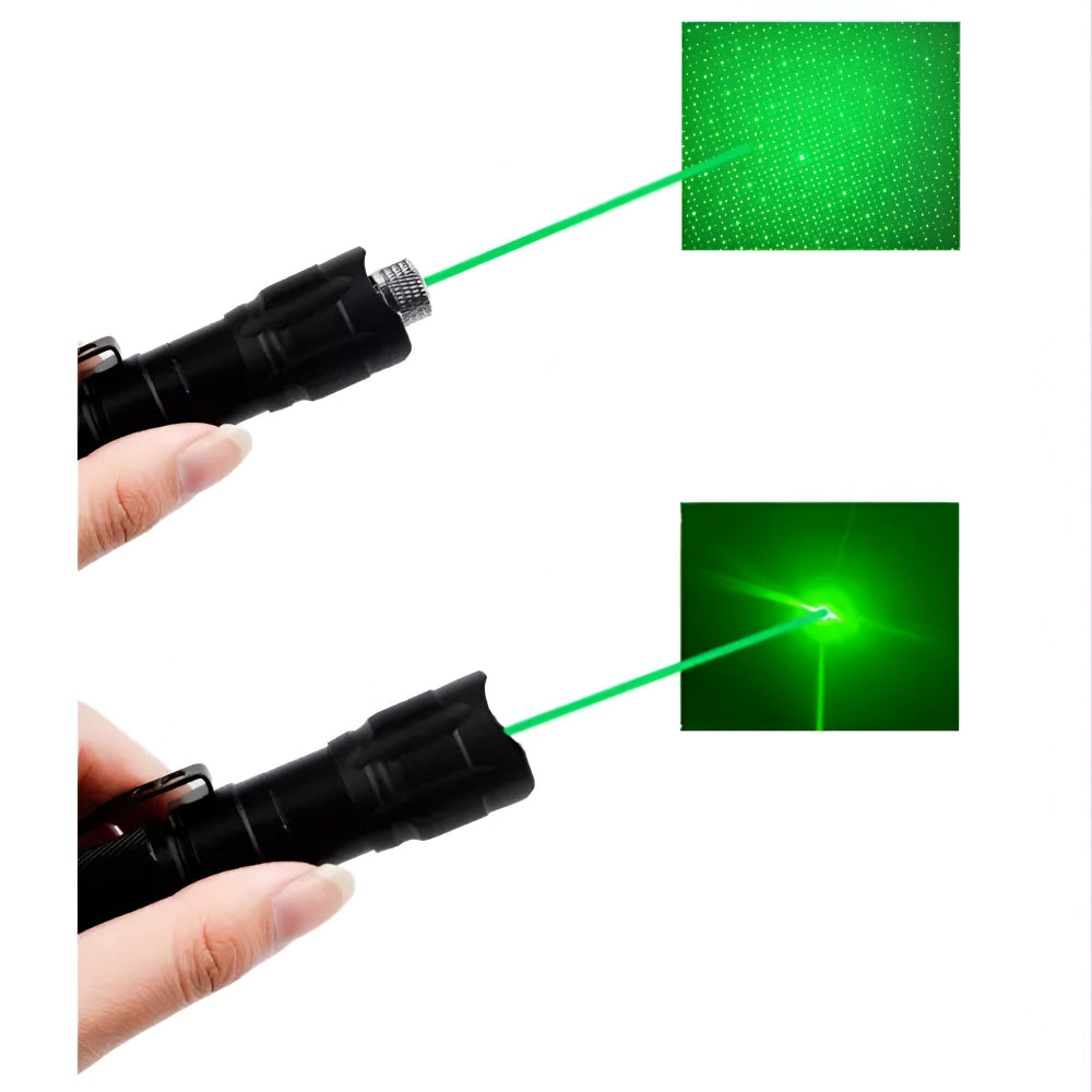 High-Intensity Green Laser Pointer | Rechargeable & Long Range