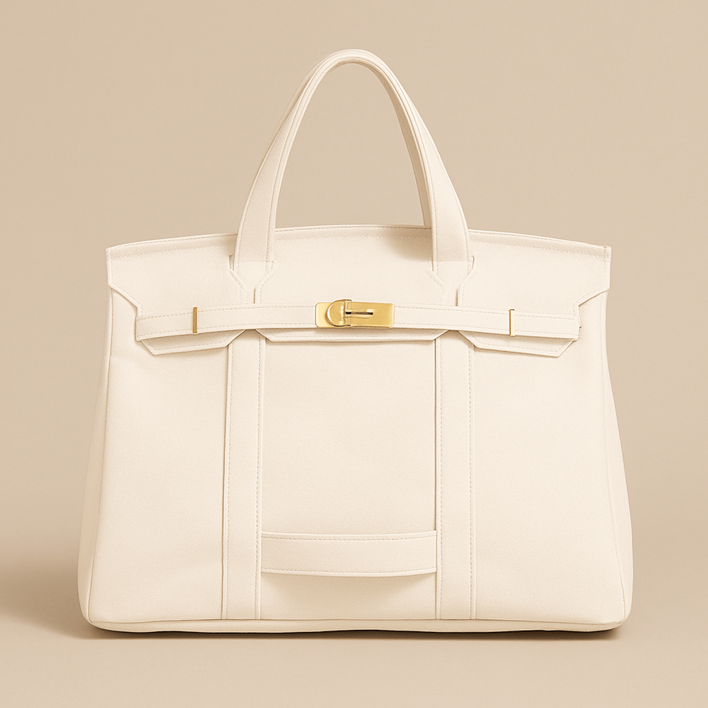 Durable Canvas Tote with Sturdy Steel Accents | Chic Everyday Bag