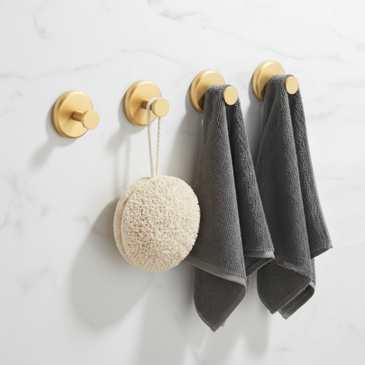 4-Pack Strong Suction Hooks for Effortless Home Organization