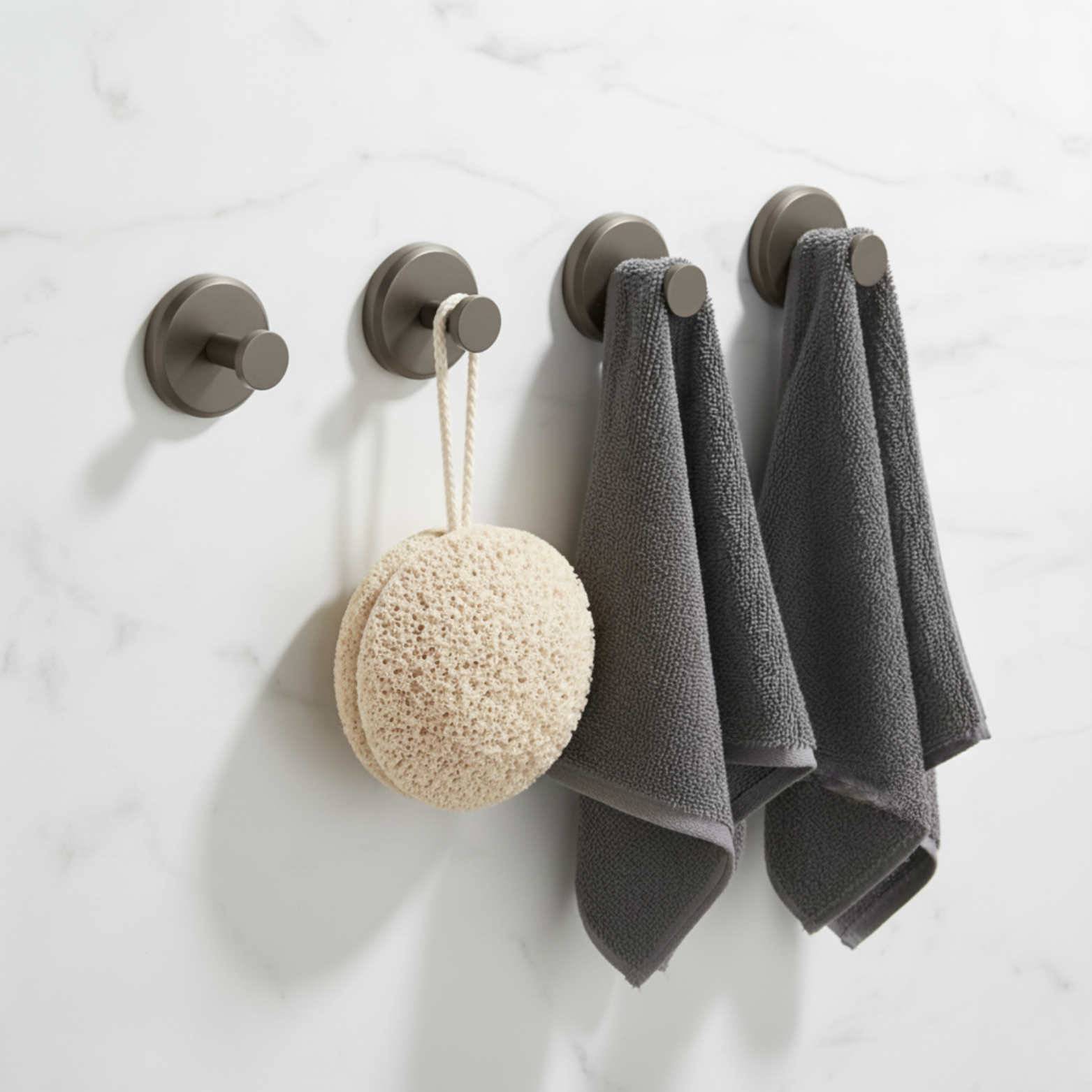 4-Pack Strong Suction Hooks for Effortless Home Organization