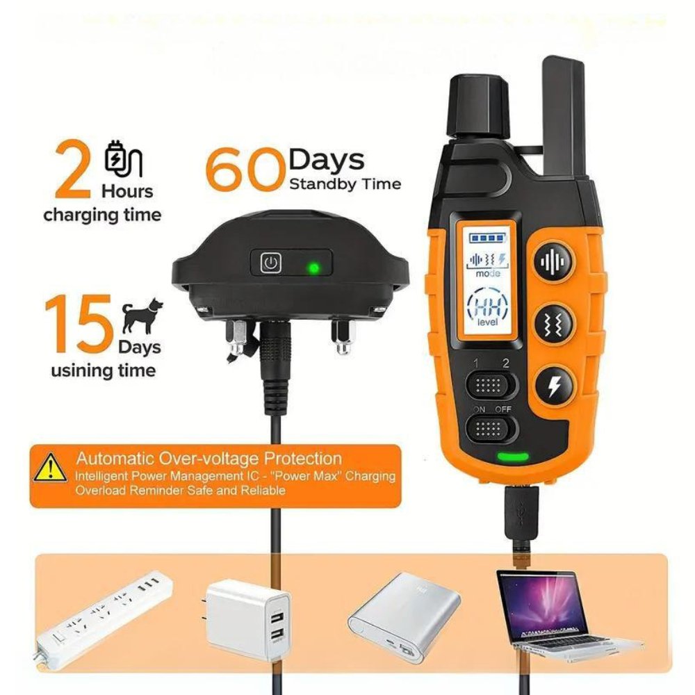 SmartPaws | Customizable Dog Training Collar with Waterproof Feature