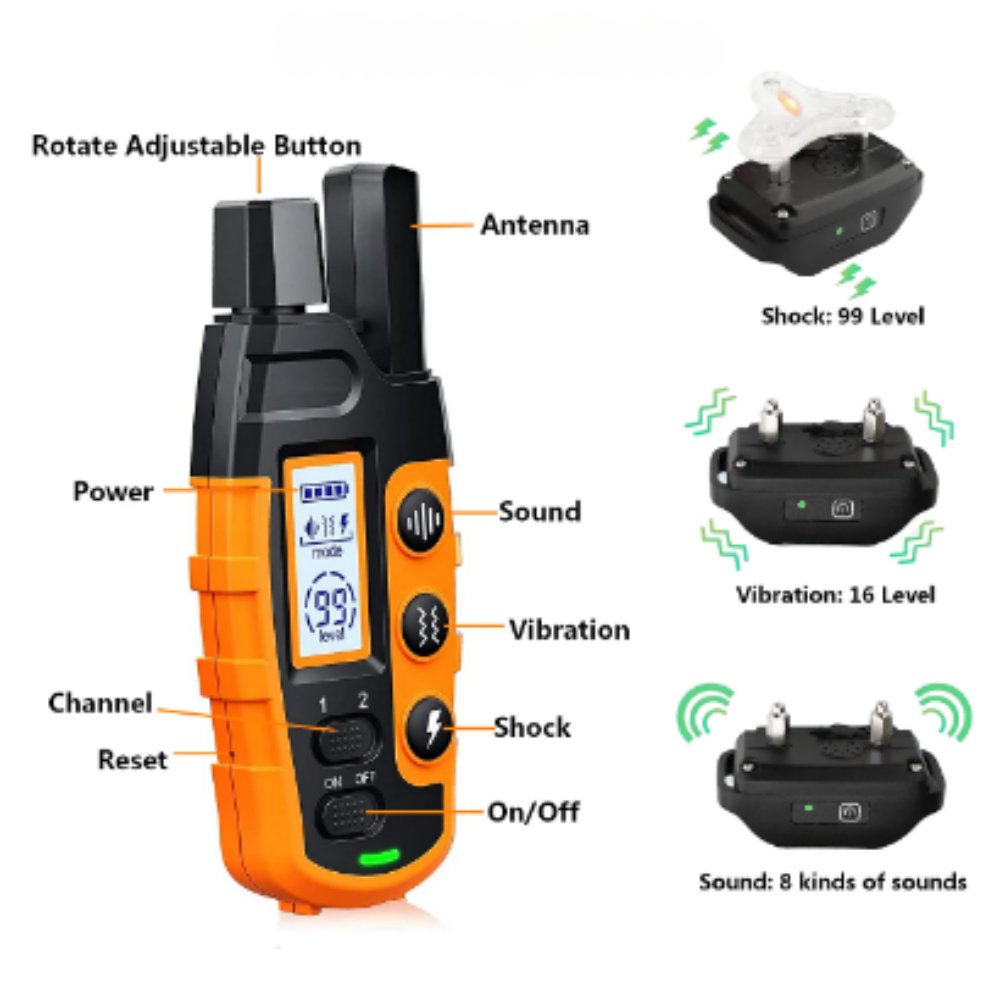 SmartPaws | Customizable Dog Training Collar with Waterproof Feature