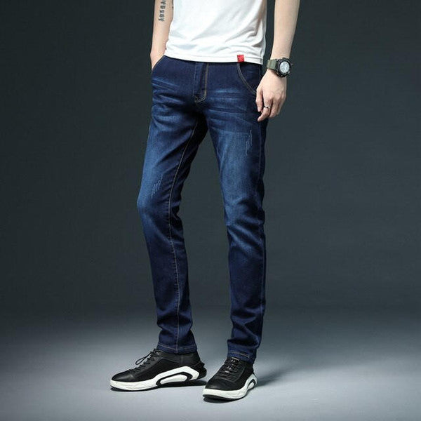 Tailored Stretch Denim Trousers for Every Occasion