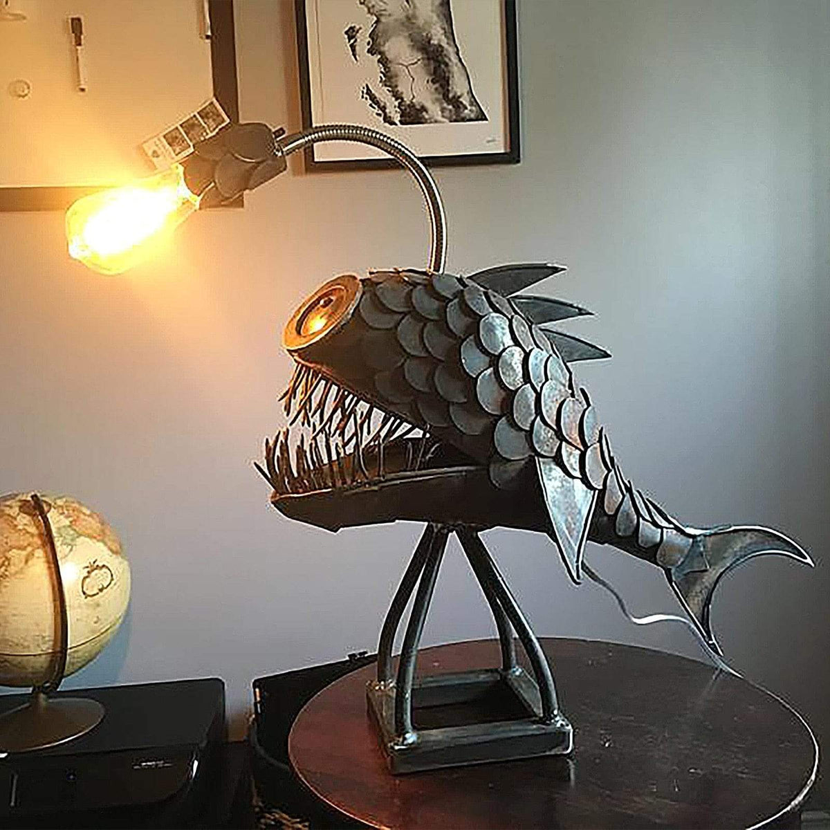 Mysterious Depths Desk Light – Unique Ocean-Inspired Decor
