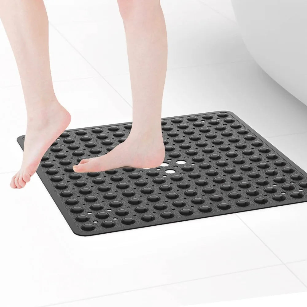 Non-Slip Square Shower Mat in PVC Material