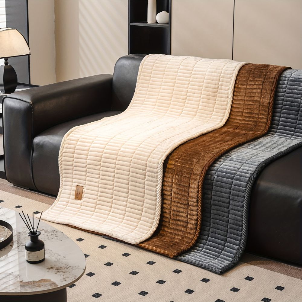 Sofa Shield - Washable Quilted Slipcover for Ultimate Protection