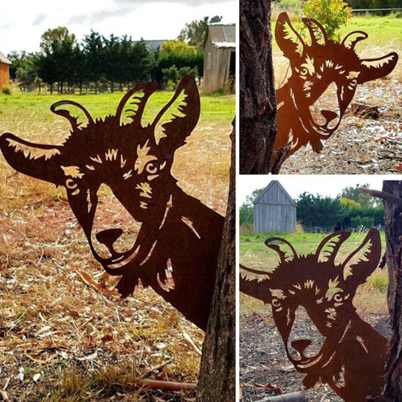 Charming Metal Garden Sculpture for Vibrant Outdoor Spaces
