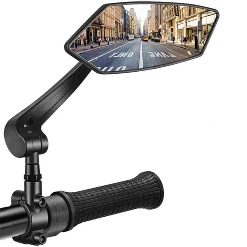 VisionGuard – Adjustable Wide-Angle Rearview Mirror for Cyclists